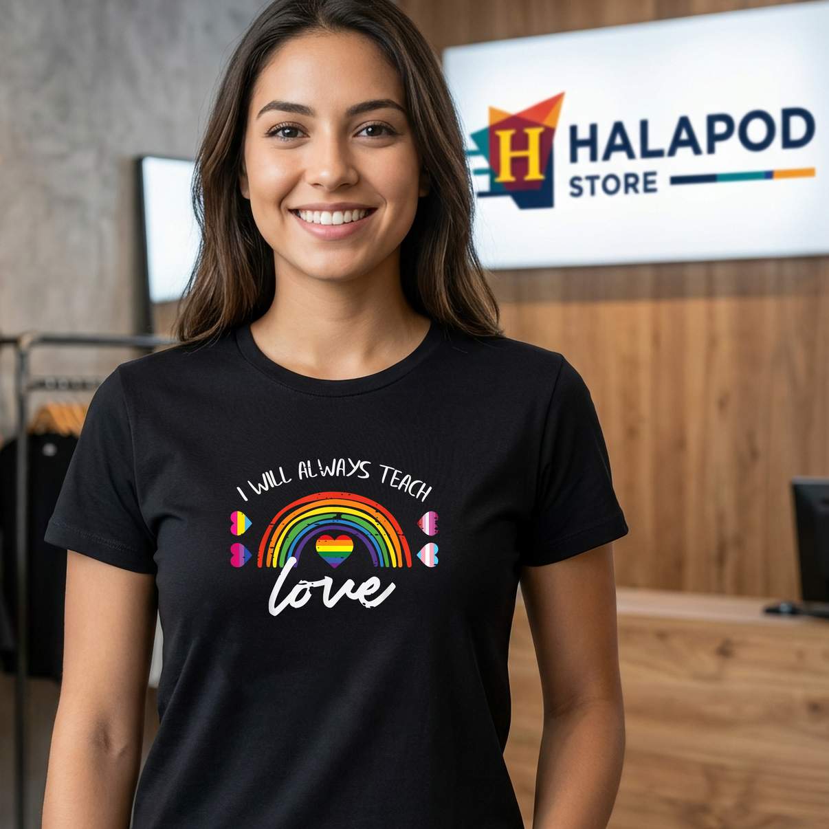 Always Teach Love LGBT TShirt Gay Pride Month Ally Rainbow Teacher Graphic Men