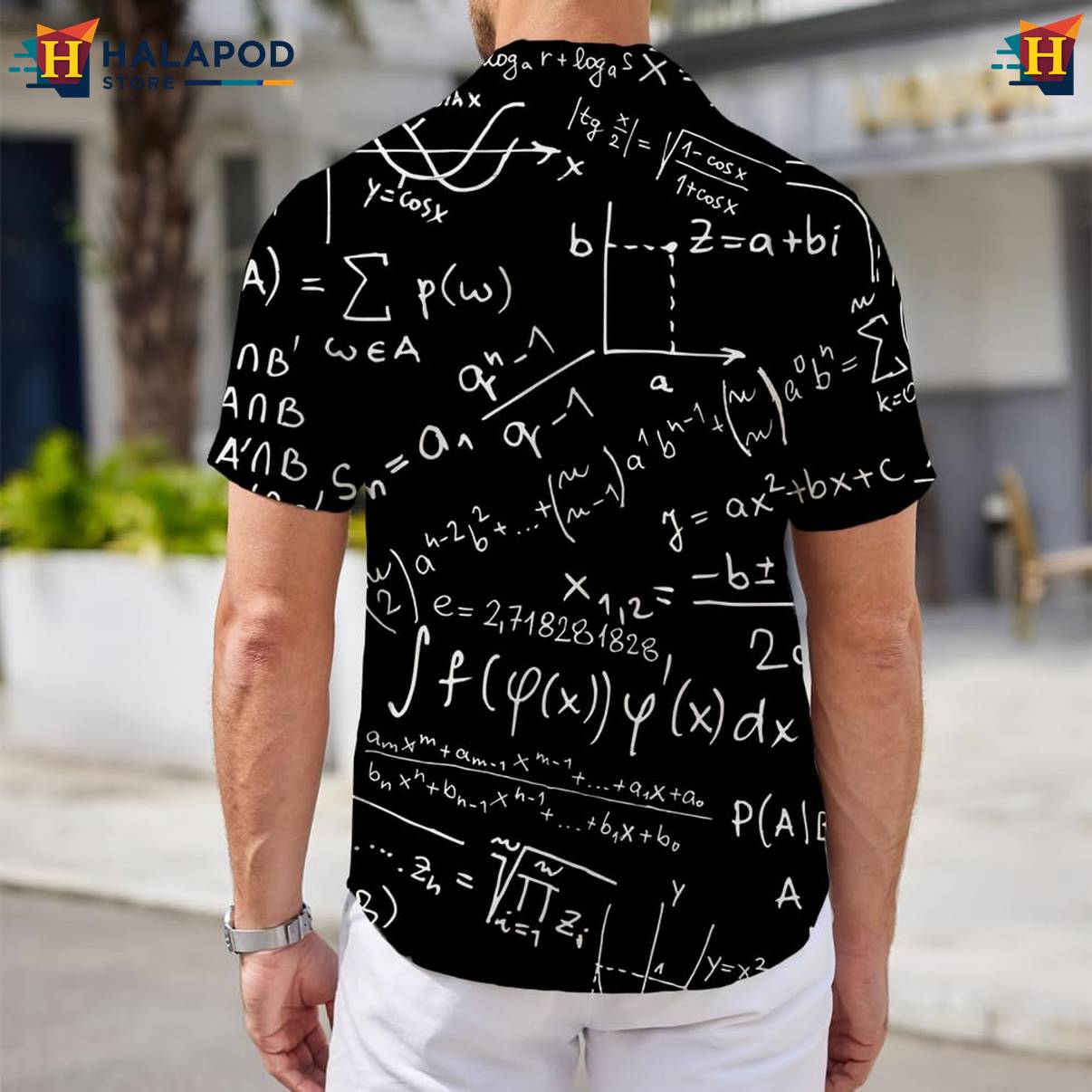 Black Floral Tropical Aloha Shirt Mens Short Sleeve Holiday Beach Button