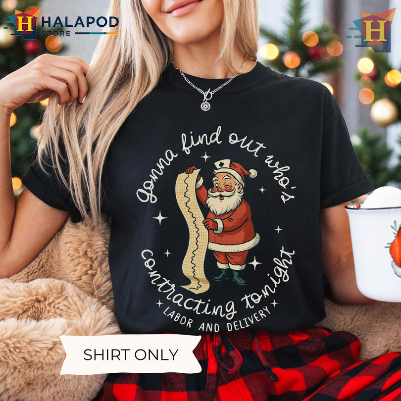 Christmas Matching Shirt For Family Labor And Delivery Nurse Holiday Group Tee