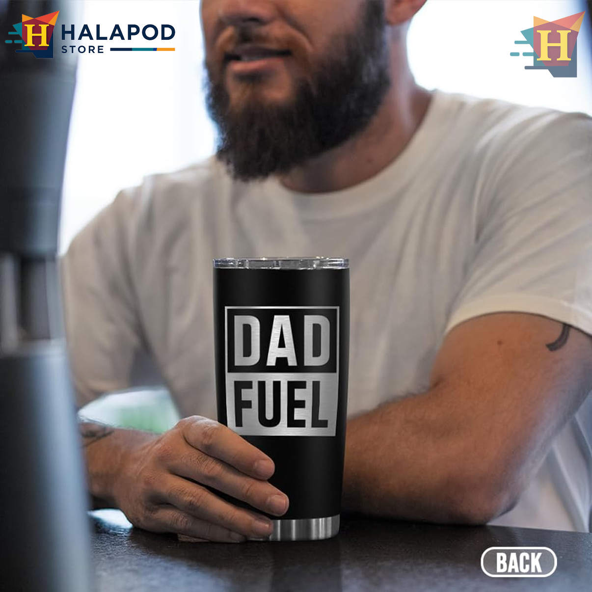 Dad Fuel Nutrition Facts 20oz Tumbler 2026 Best Dad Ever Fathers Day Travel Gift