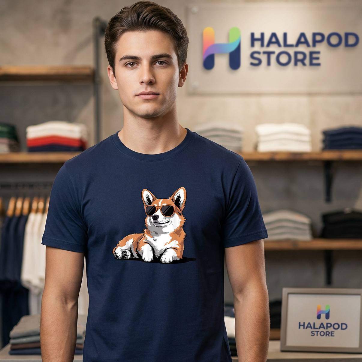 Funny Corgi Design For Womens Tee Shirt Men Welsh Dog Lover Graphic For Mens