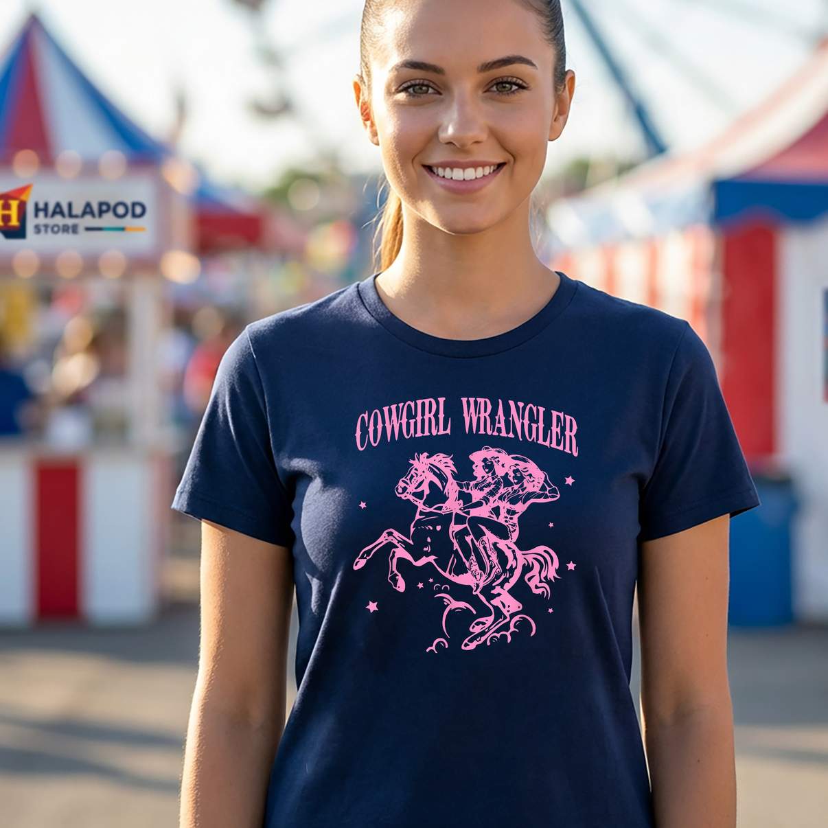 Gay Cowgirl Wrangler TShirt Western Subtle Lesbian Sapphic Queer Graphic Women