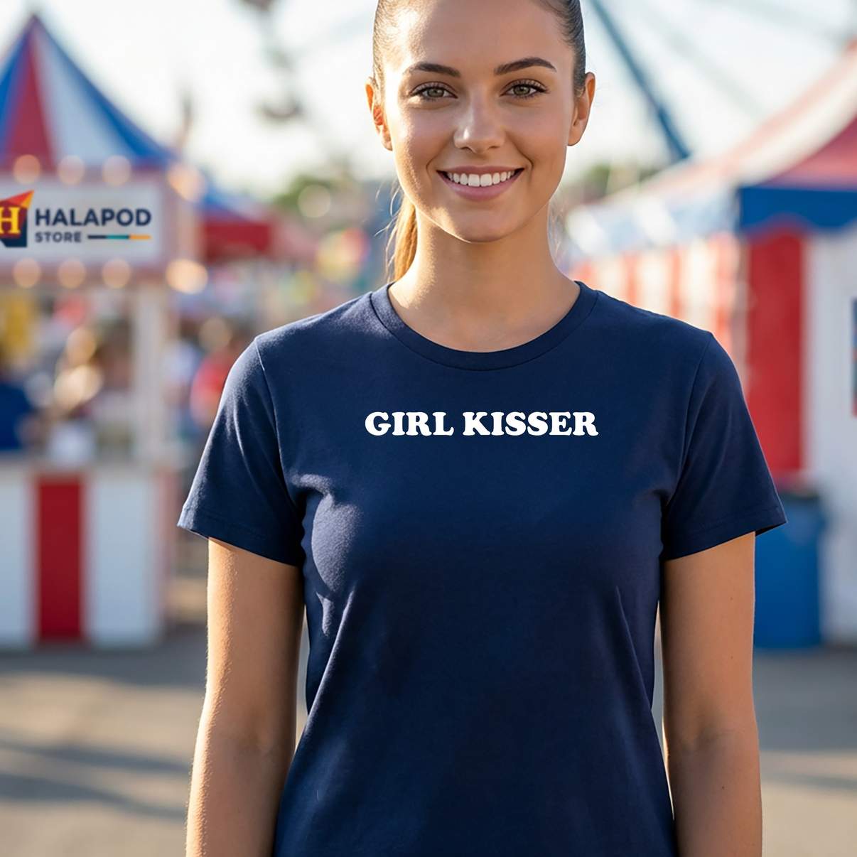 Girl Kisser Lesbian LGBT Tee Shirt Funny LGBTQ Pride Meme Graphic Design For Mens