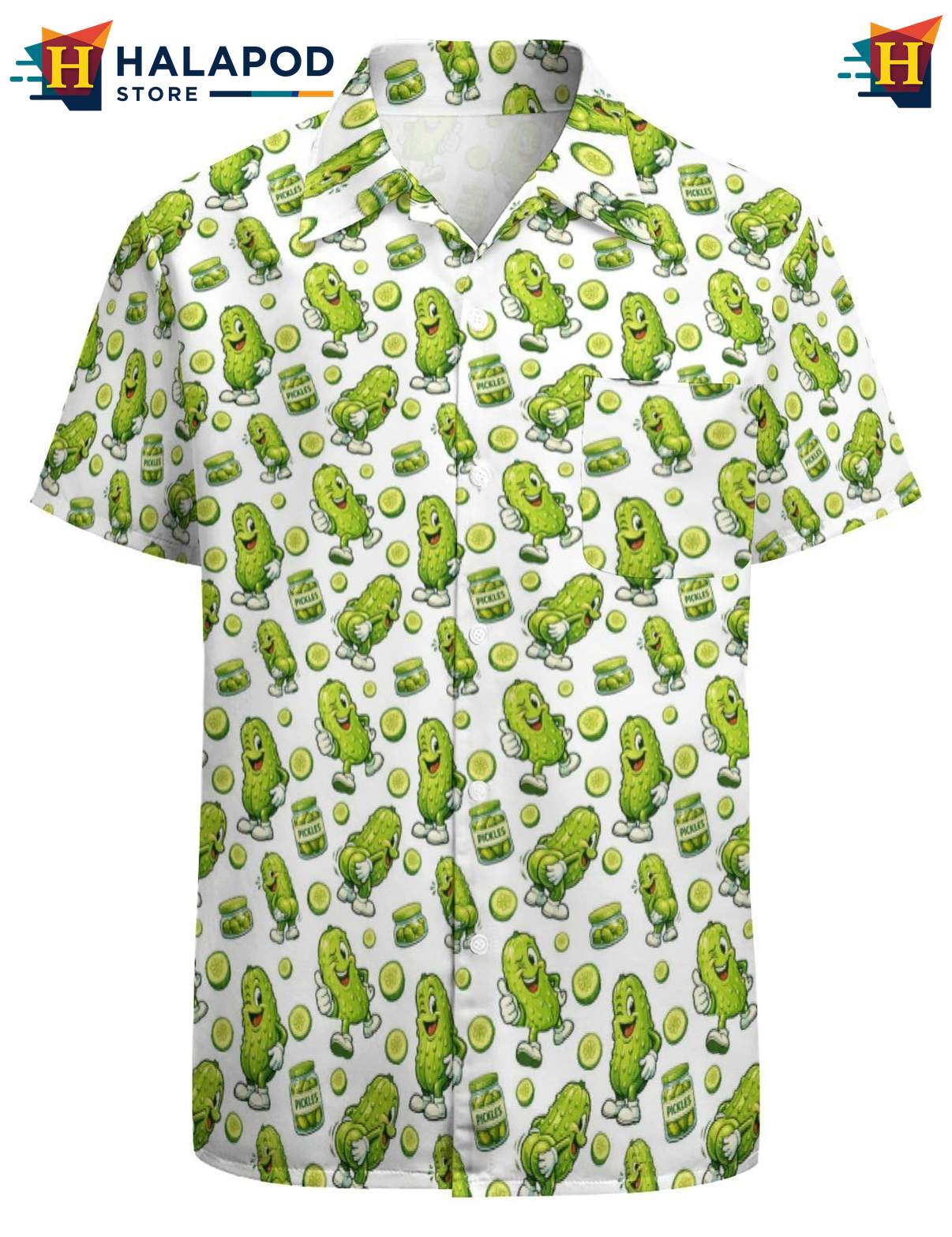 Humorous Pickle Aloha Shirt, Im Kind Of A Big Dill Tropical Button Up Shirt