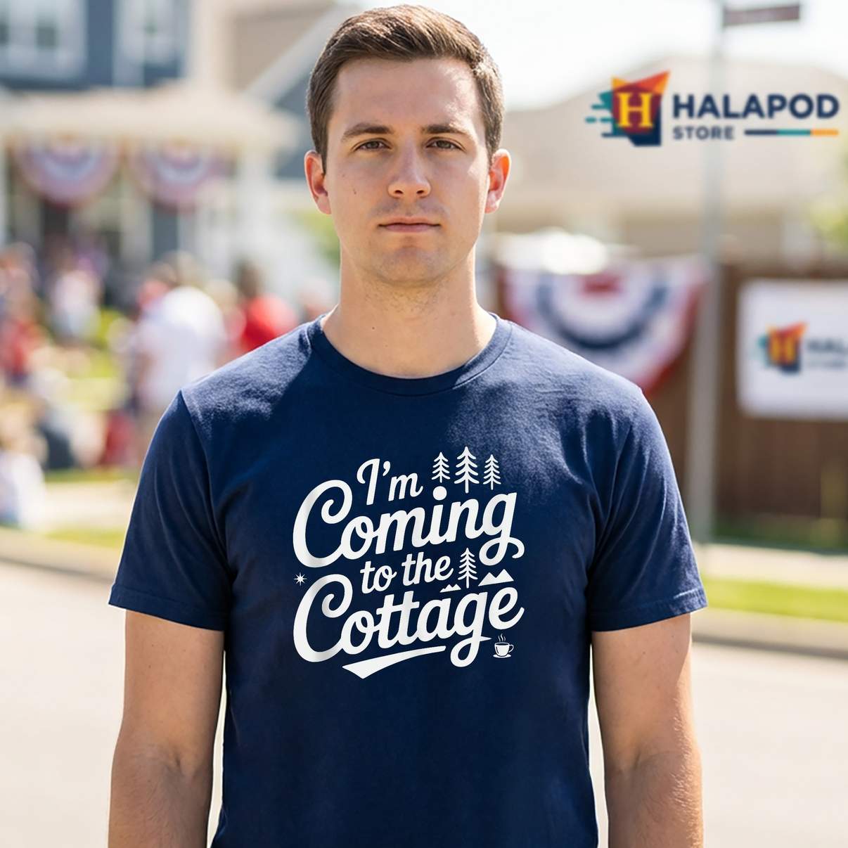 Im Coming To The Cottage TShirt Life Funny Quote Cabin Summer Graphic For Men