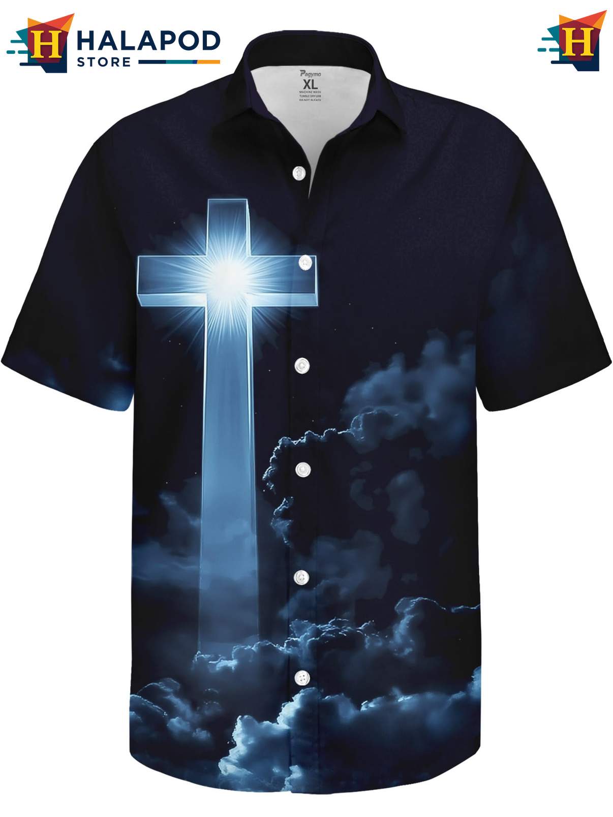 Mens Crazy Graphic Aloha Shirt Funny Novelty Button Down Summer Beach Apparel