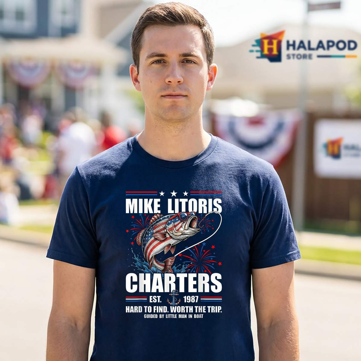 Mike Litoris Adult Humor Joke Tee Shirt Funny 4th Of July Graphic For Mens