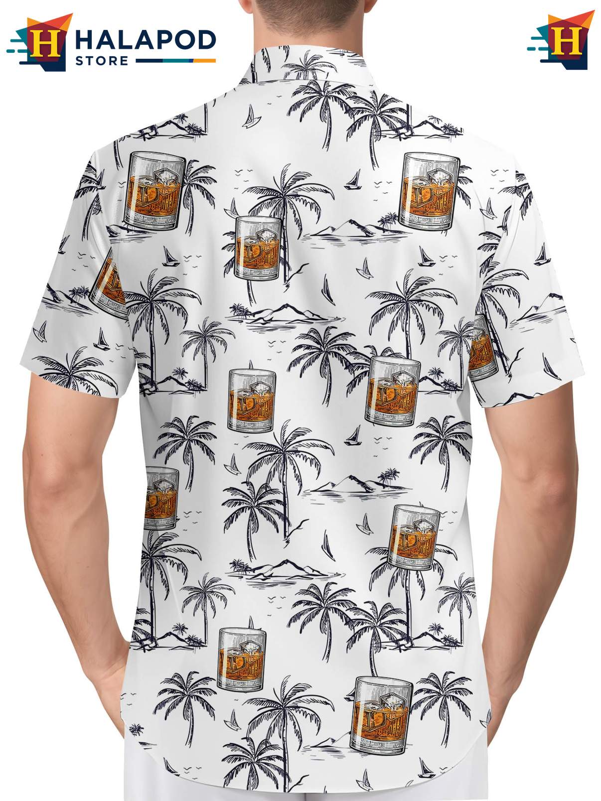 Novelty Aloha Button Down Shirt Mens Funny Crazy Graphic Summer Beach Outfit