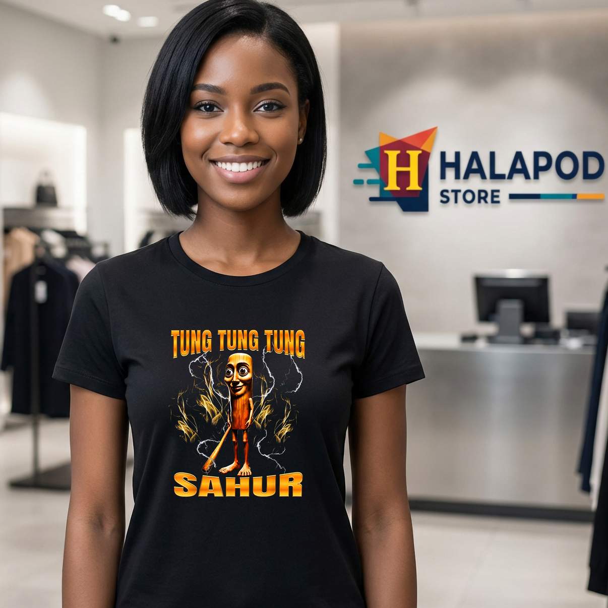 Sahur Is Calling Brainrot Meme T-Shirt Funny Italian Graphic Apparel Men