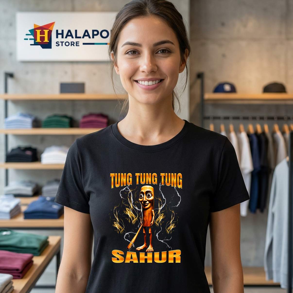 Sahur Is Calling Brainrot Meme TShirt Funny Italian Graphic Apparel Men