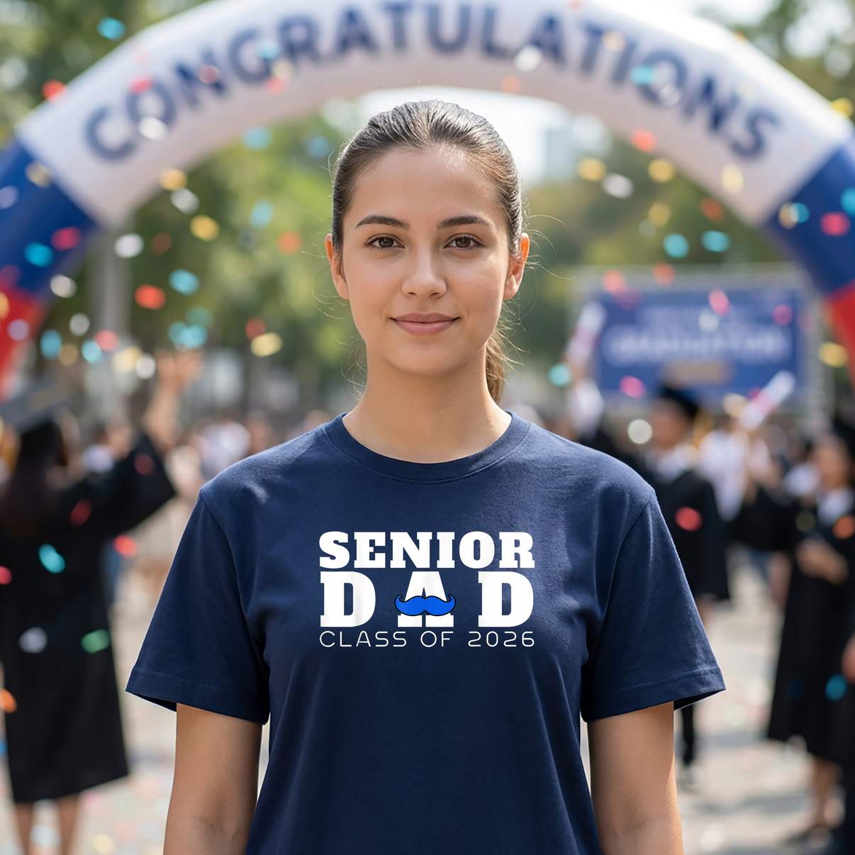 Senior Dad 2026 Graduation TShirt Class Of Family Graphic Design Lover For Mens