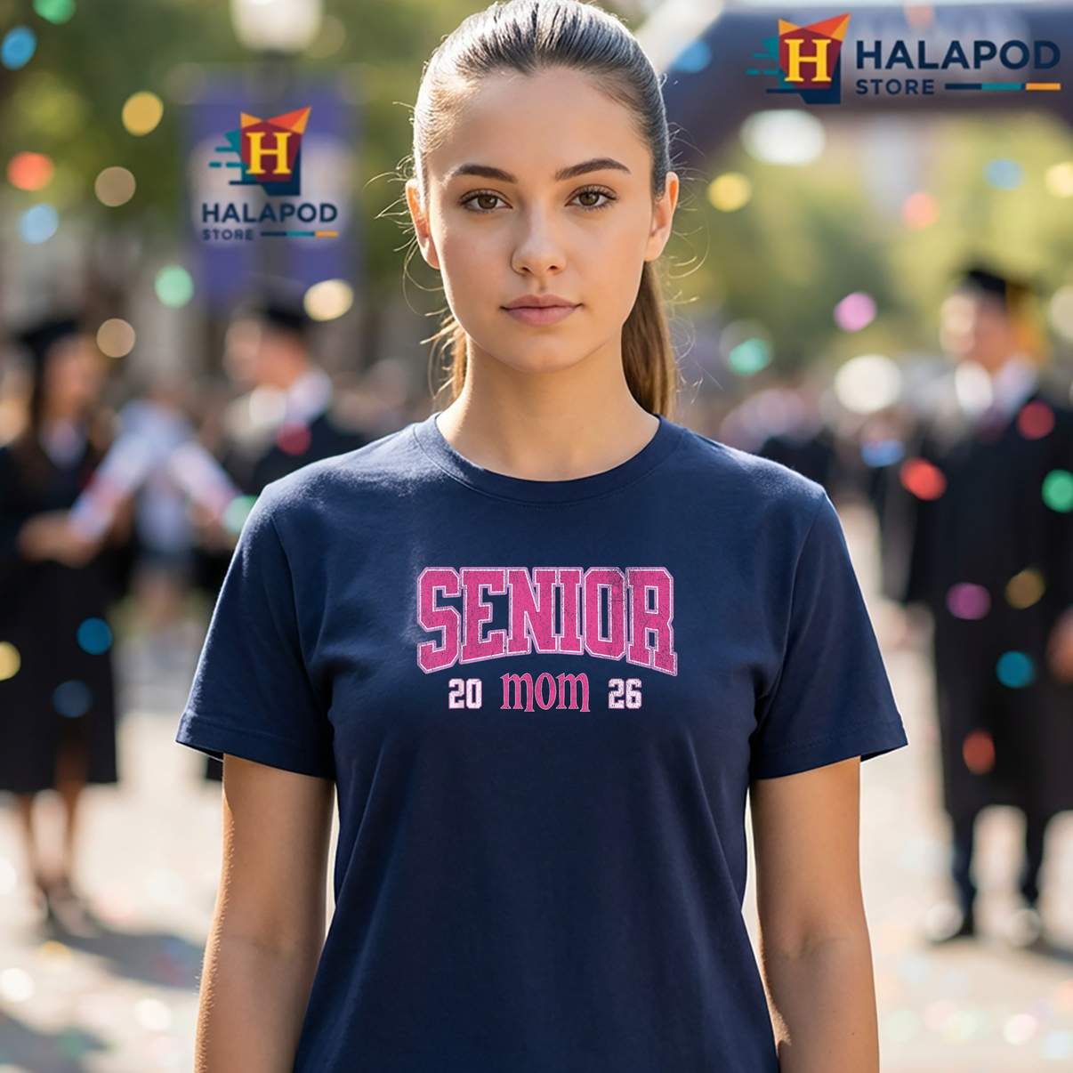 Senior Mom 2026 Graduation TShirt Class Of Family Graphic Design Lover For Mens