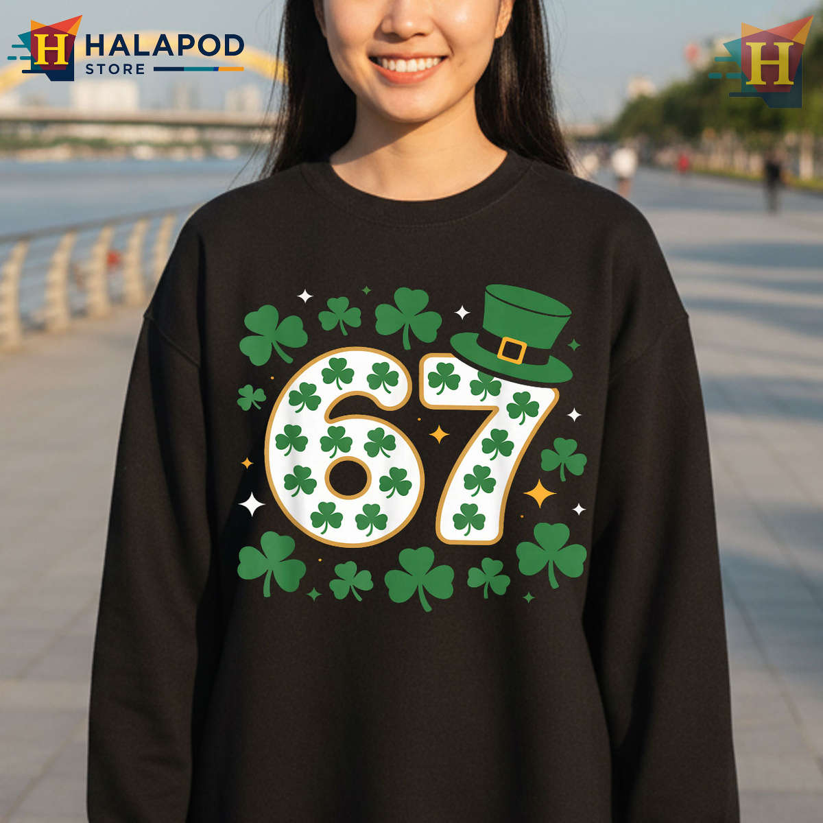 Six Seven Family Meme Tee St Patricks Day Shirts Funny Lucky Matching