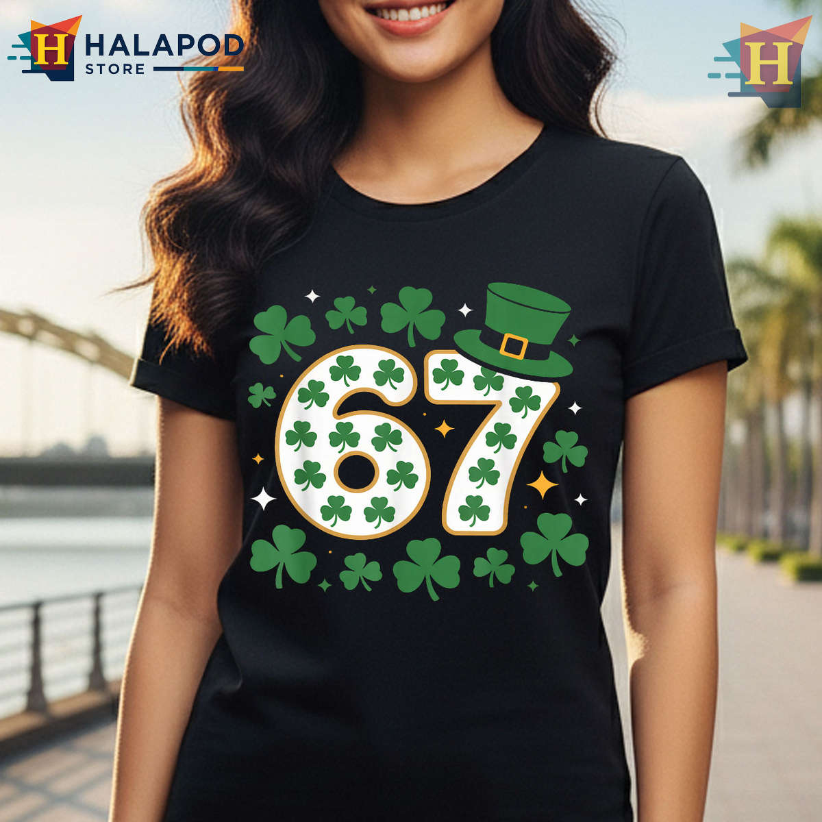 Six Seven Family Meme Tee St Patricks Day Shirts Funny Lucky Matching