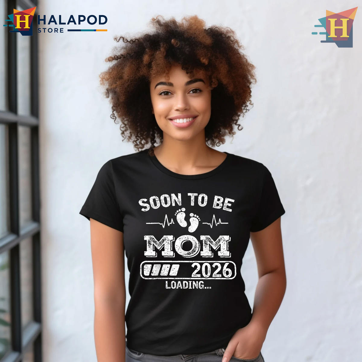 Soon To Be Mom 2026 Loading Mom To Be T Shirts Pregnancy