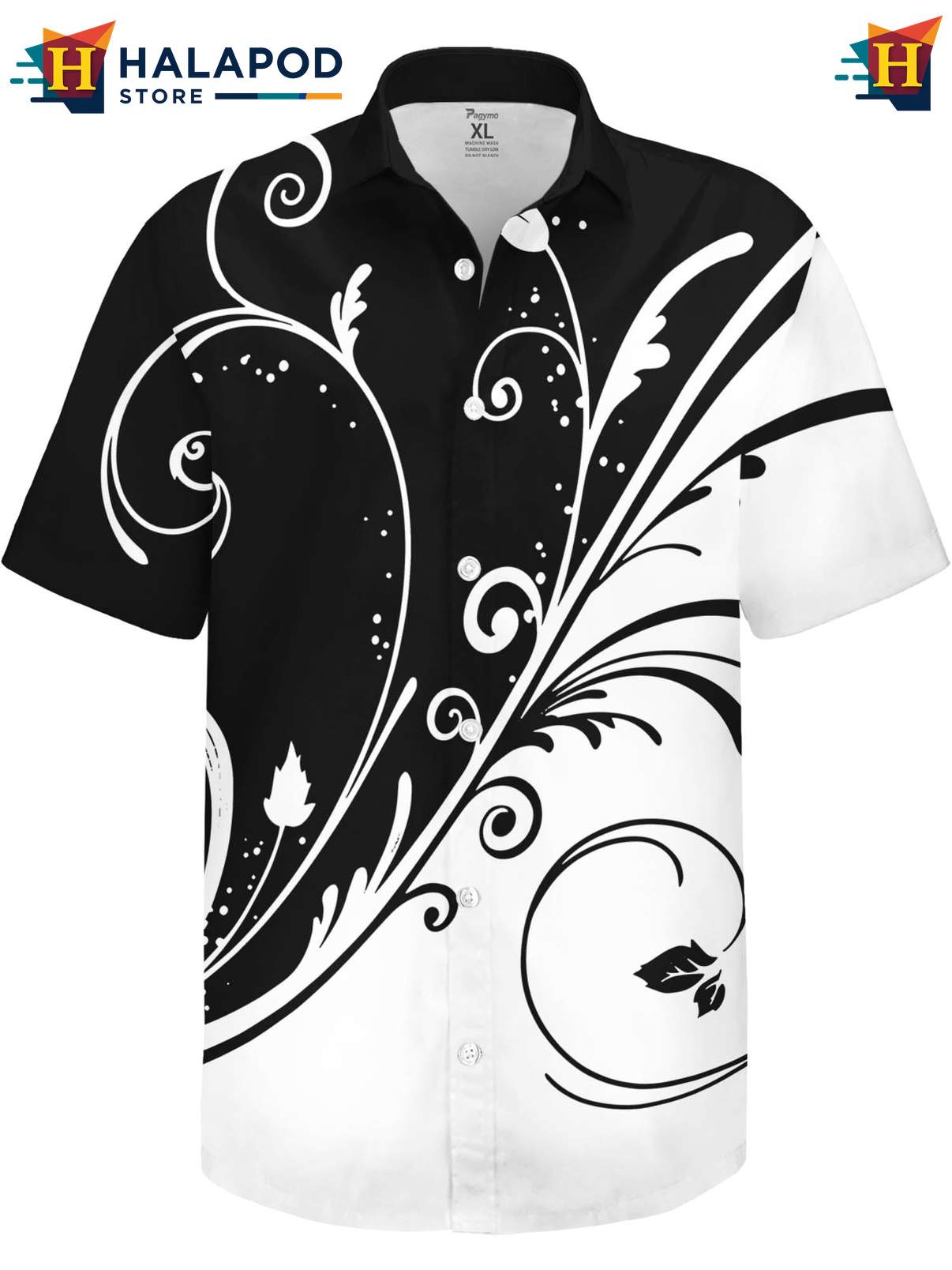 Summer Holiday Short-sleeve button-up shirt Mens Funny Novelty Crazy Graphic Beach Clothing