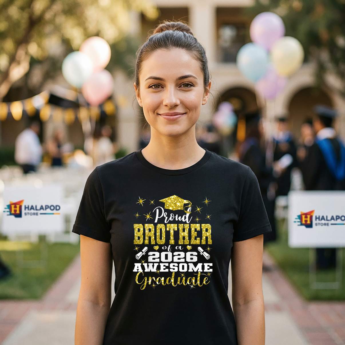 Super Proud Brother 2026 Shirt Graduate Graduation Family Graphic Design Mens