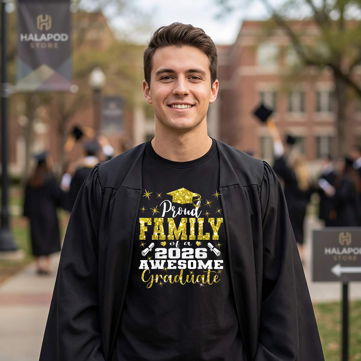 Super Proud Family 2026 Shirt Senior Graduate Graduation Graphic Design Womens