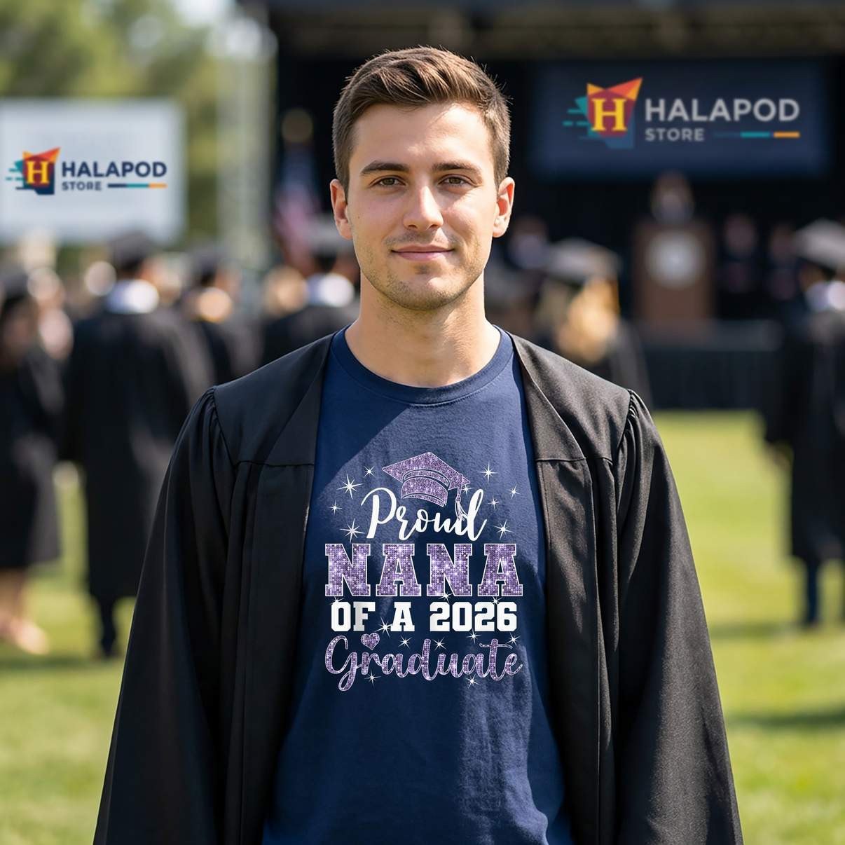 Super Proud Nana 2026 TShirt Senior Graduate Graduation Family Graphic For Mens