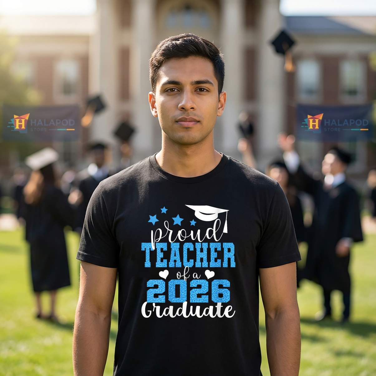 Super Proud Teacher 2026 Tee Shirt Graduate Graduation Family Graphic For Womens