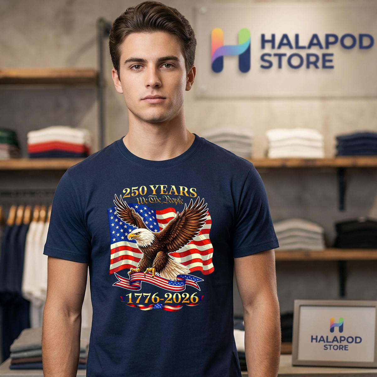 USA Birthday 4th Of July 250th Shirt 2026 American 1776 250 Years Patriotic