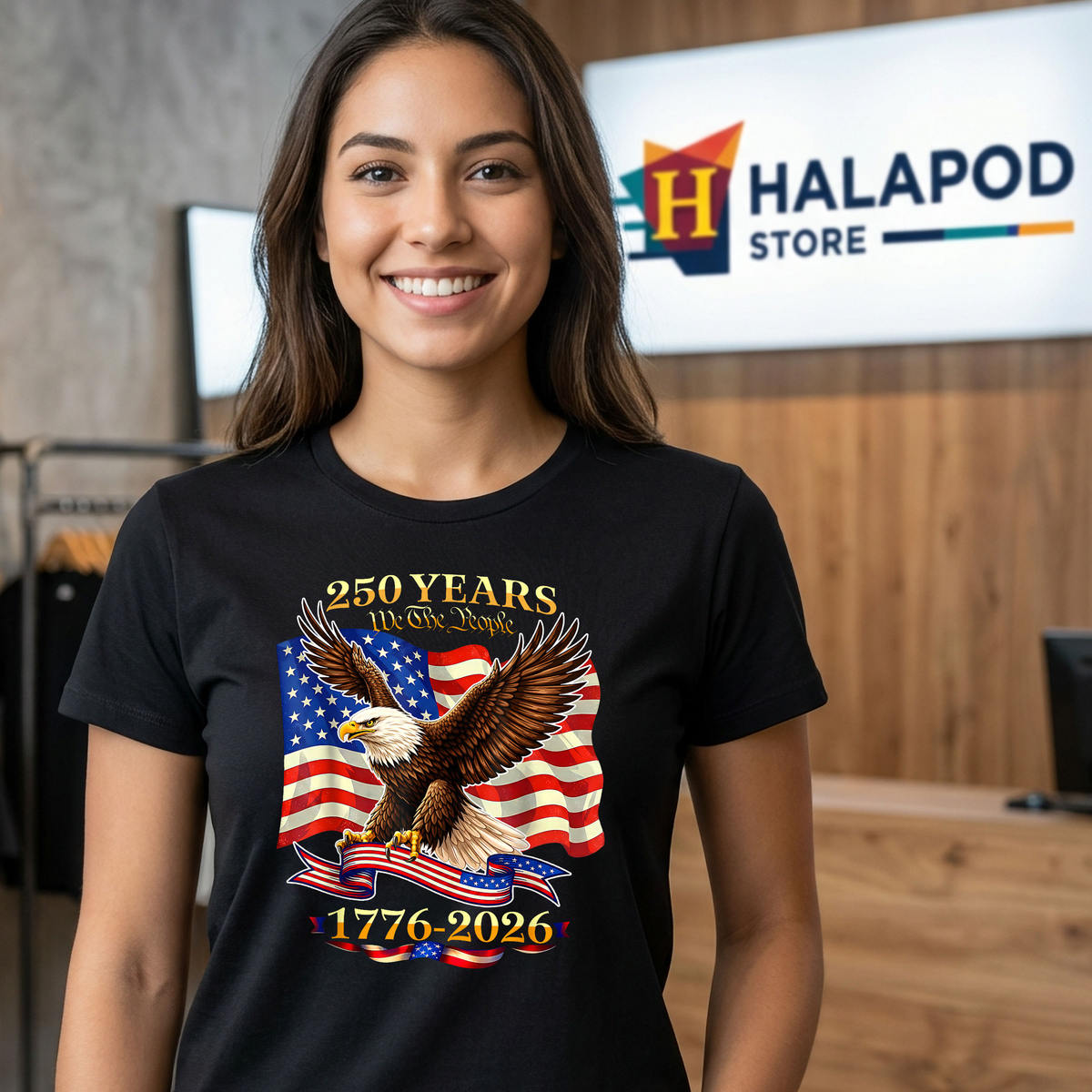 USA Birthday 4th Of July 250th Shirt 2026 American 1776 250 Years Patriotic