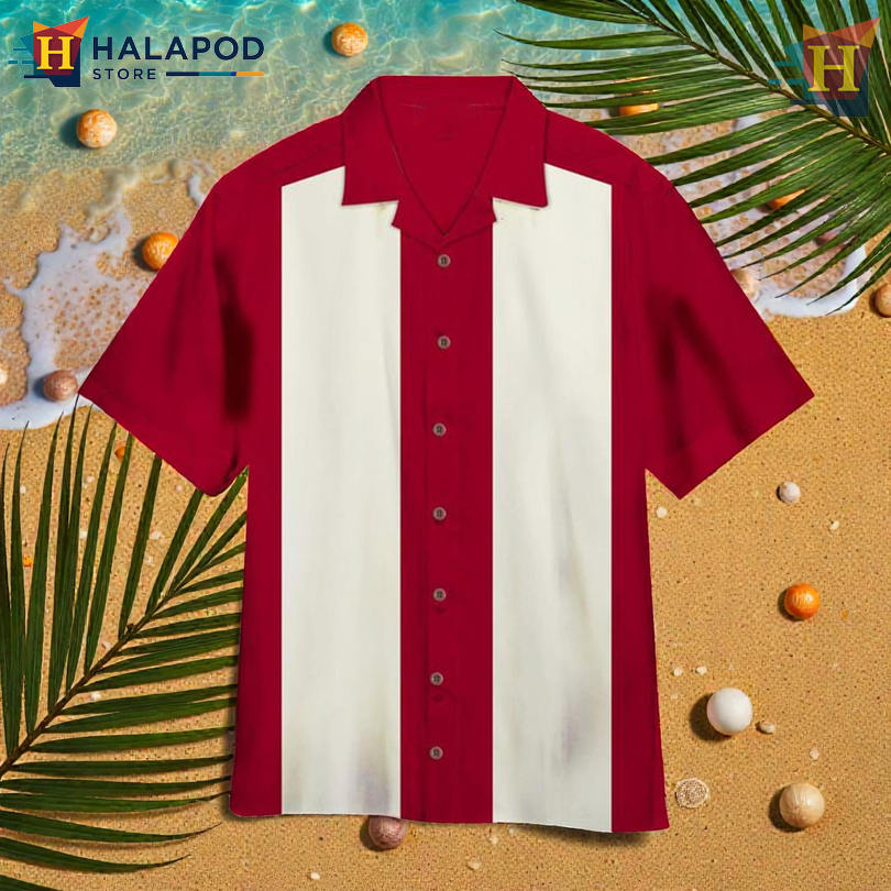 Vintage Aloha Shirts with Anchor MSJ Rockabilly 50s Men’s Retro Styling