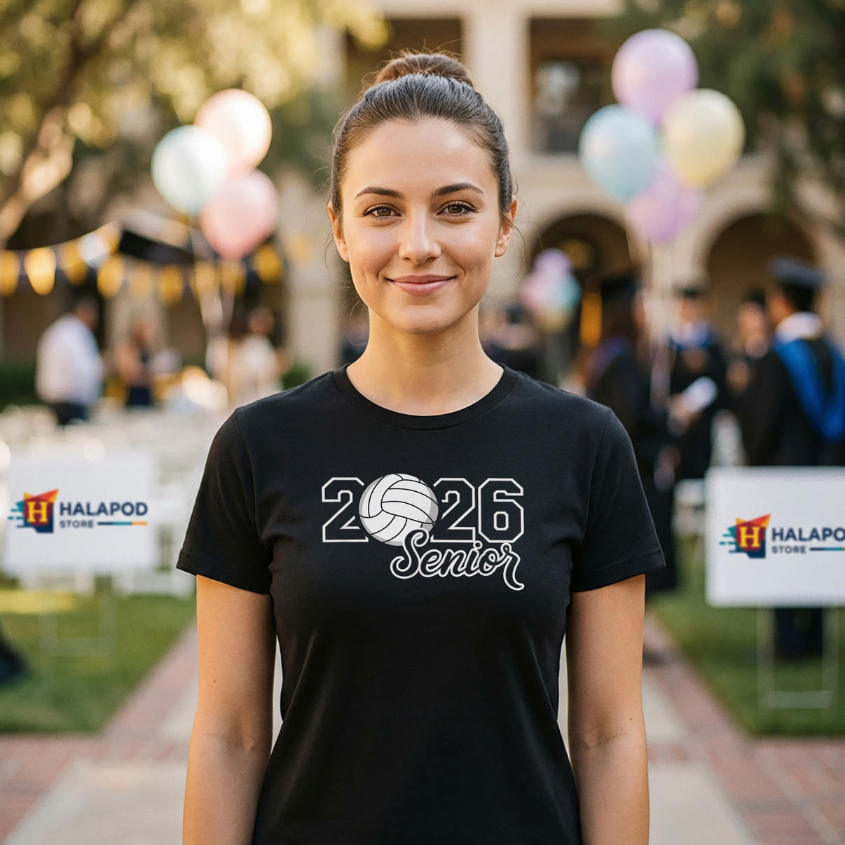 Volleyball Mom High School Graduation Shirt 2026 Senior Outfit Pro Fan Gear