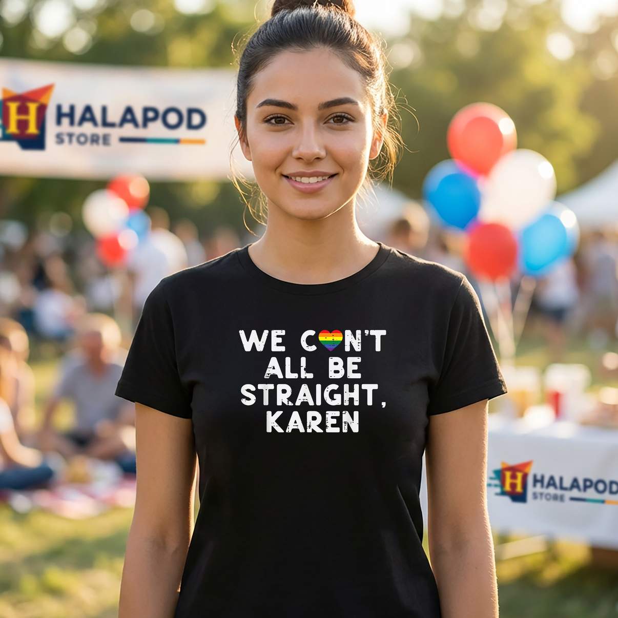 We Cant All Be Straight T-Shirt Karen Funny LGBTQ Ally Gay Pride Graphic For Men