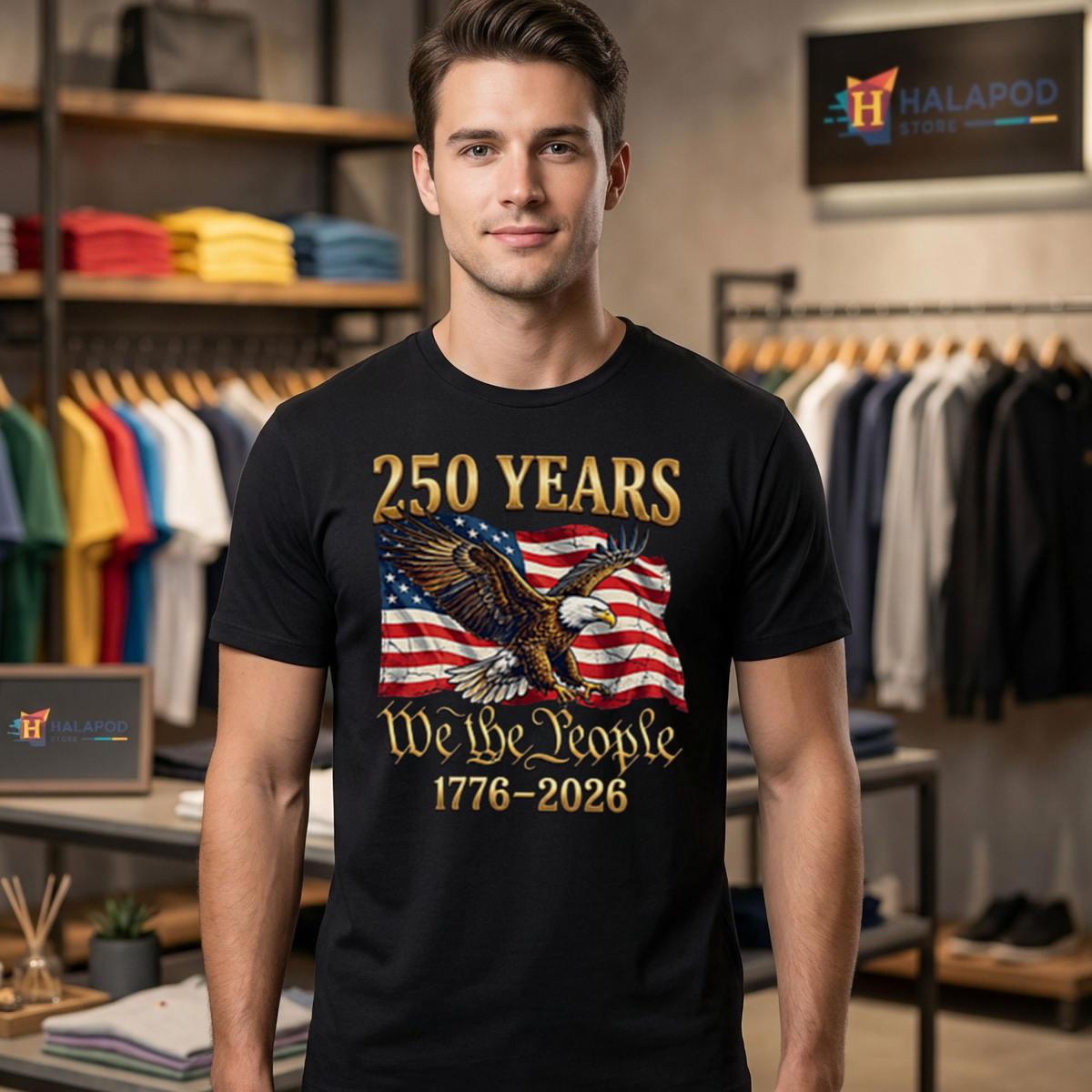 We The People 250th Shirt 2026 July 4th 250 Years USA Performance Gear