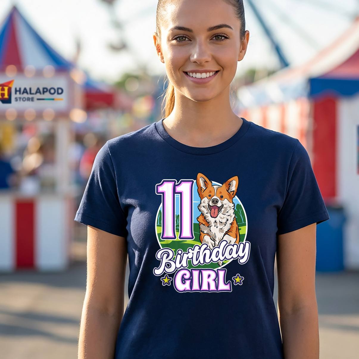 Welsh Corgi Lover 11 Year Old TShirt Birthday Girl Pet Dog Graphic For Men