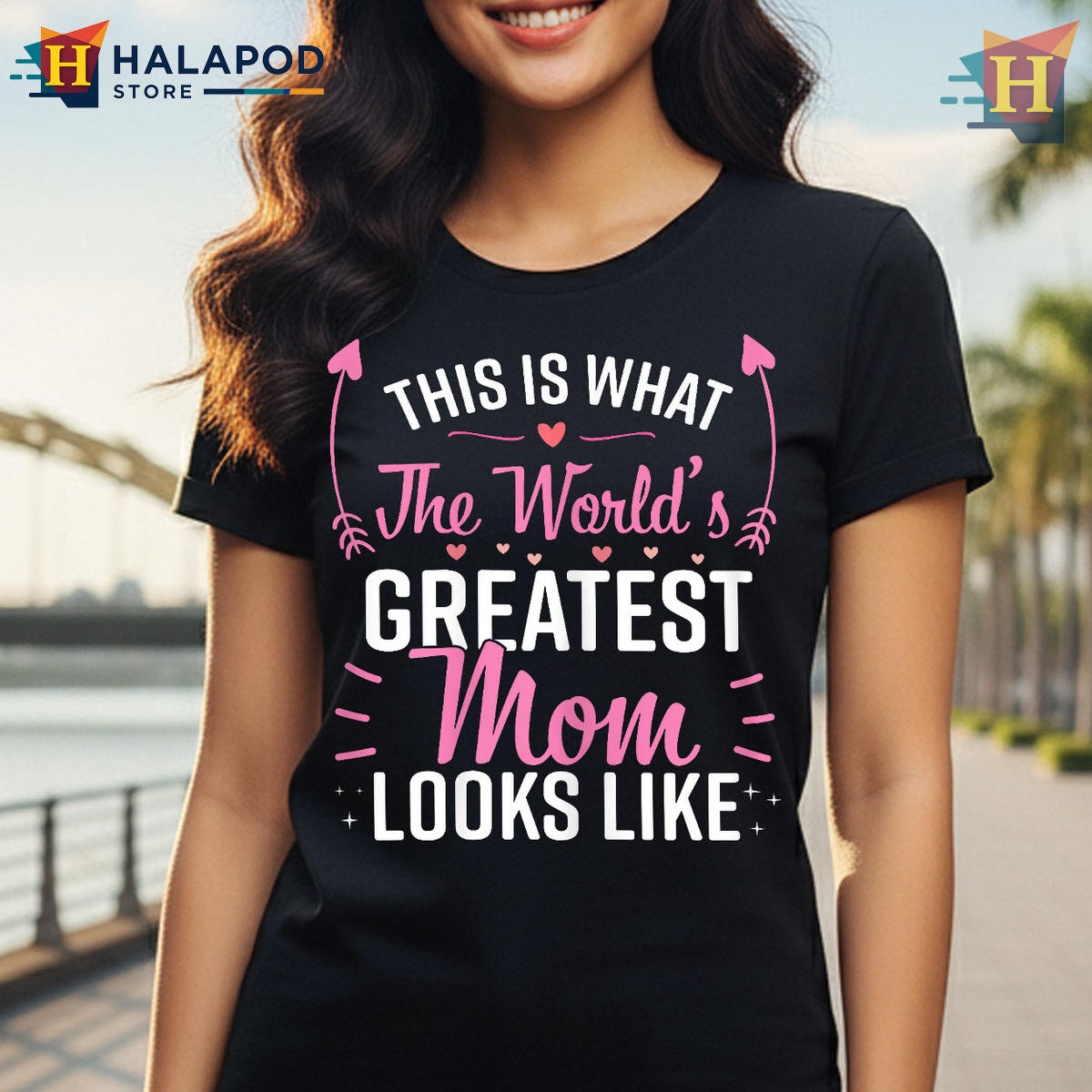 Worlds Greatest Mom Gift Funny Mother T Shirts For Mothers Day