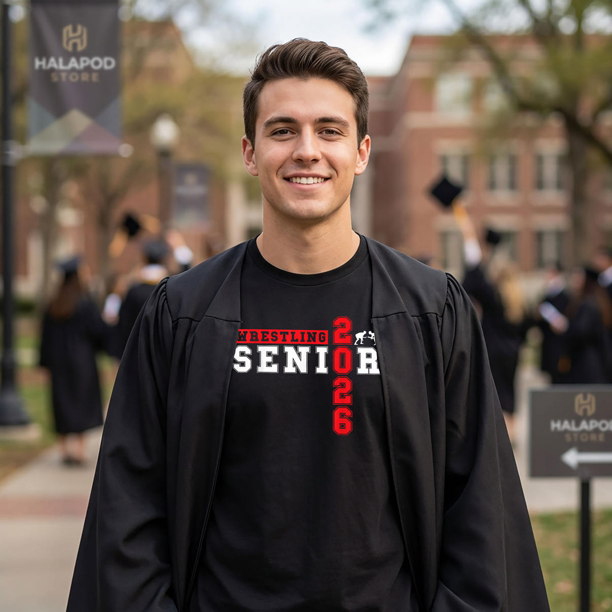 Wrestling Senior Night 13 Graduation Shirt 2026 Sports Player Fan Apparel Gear