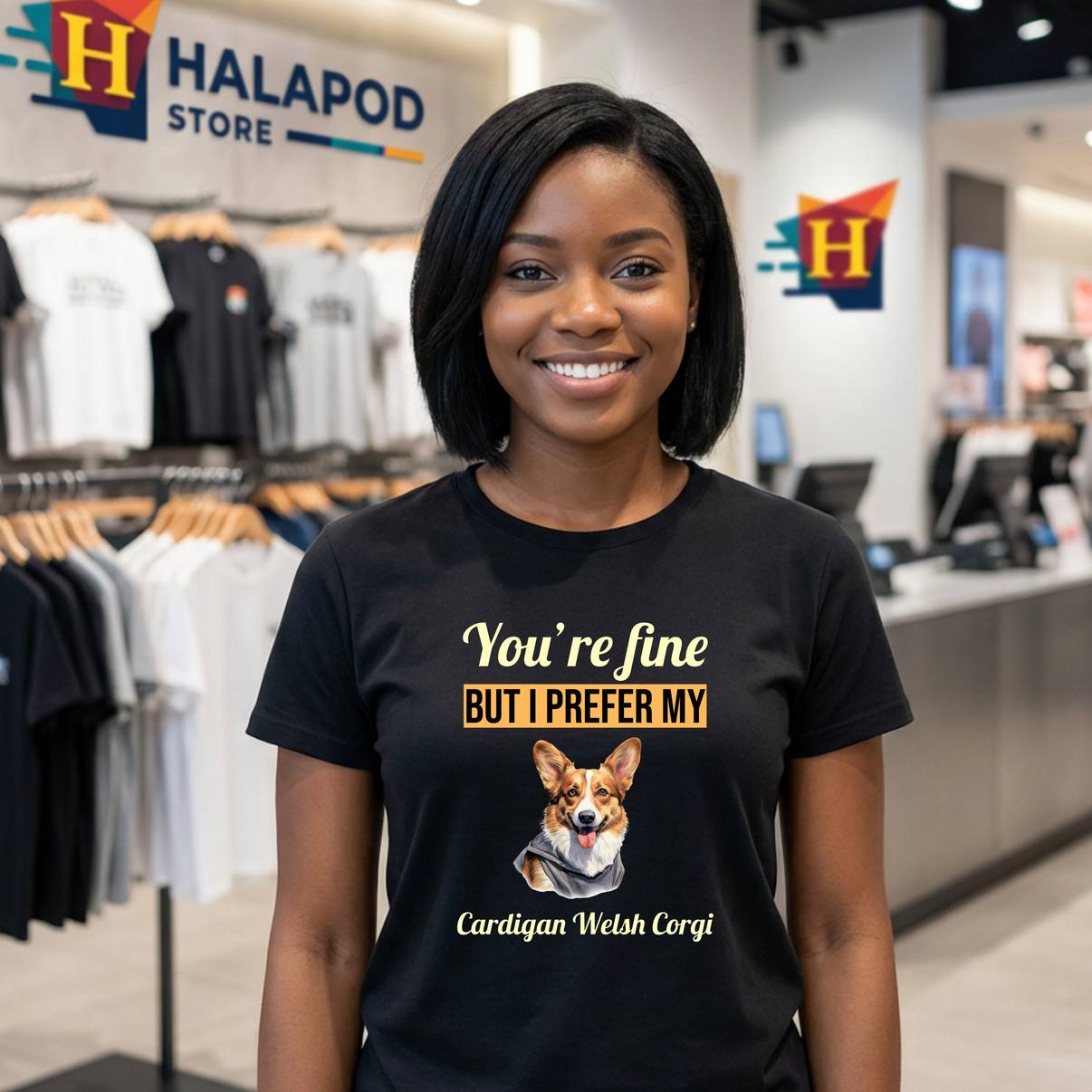 Youre Fine But I Prefer Corgi TShirt My Cardigan Welsh Funny Dog For Mens