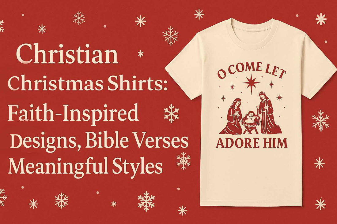 Christian Christmas Shirts: Faith-Inspired Designs, Bible Verses & Meaningful Styles