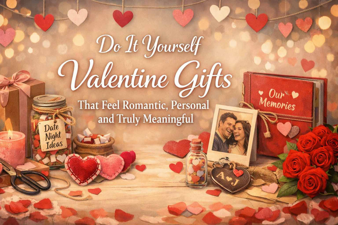 Do It Yourself Valentine Gifts That Feel Romantic, Personal and Truly Meaningful