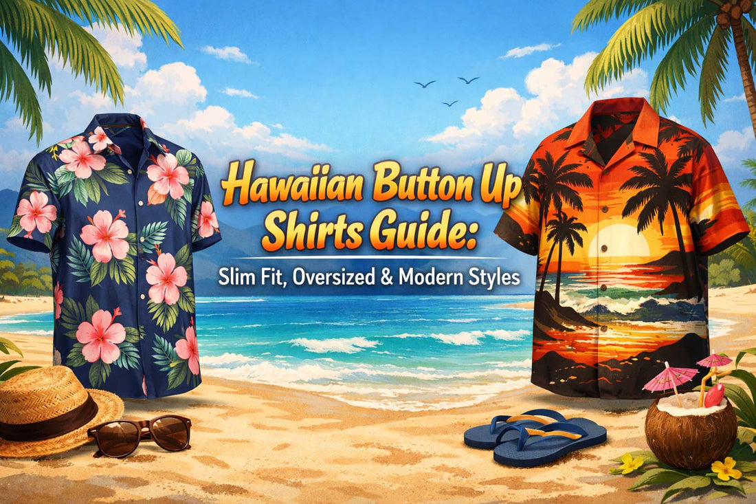 Hawaiian Button Up Shirts Guide: Slim Fit, Oversized & Modern Styles