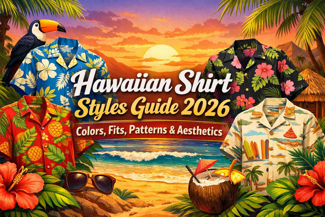 Hawaiian Shirt Styles Guide 2026: Colors, Fits, Patterns & Aesthetics