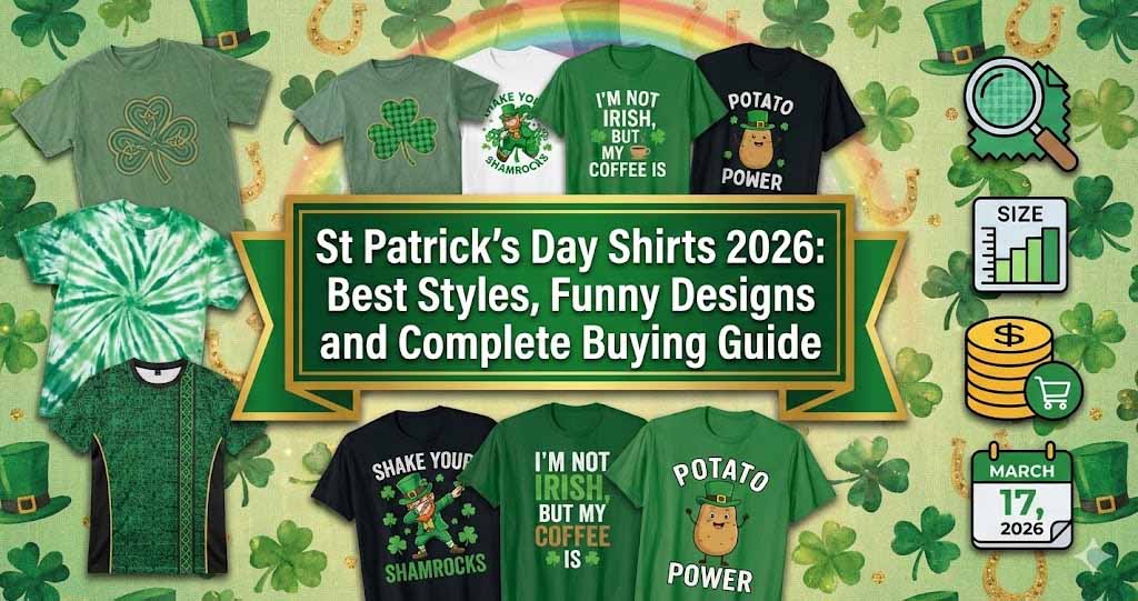 St Patrick's Day Shirts 2026: Best Styles, Funny Designs and Complete Buying Guide