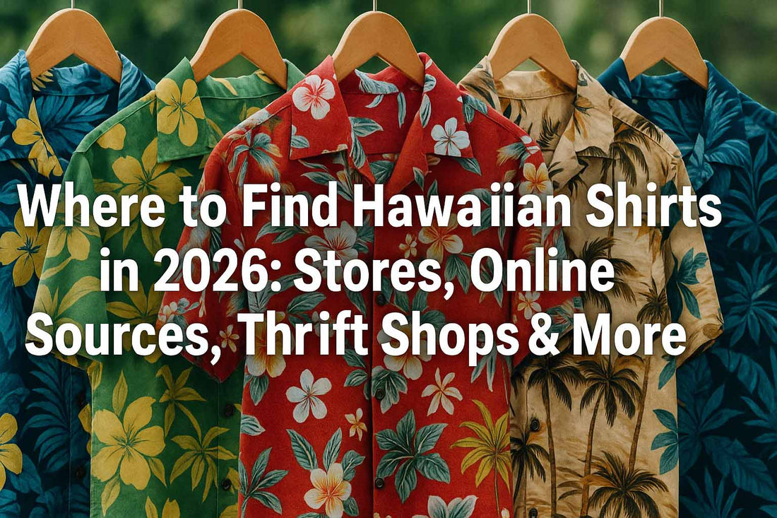 Where to Find Hawaiian Shirts in 2026: Stores, Online Sources, Thrift Shops & More