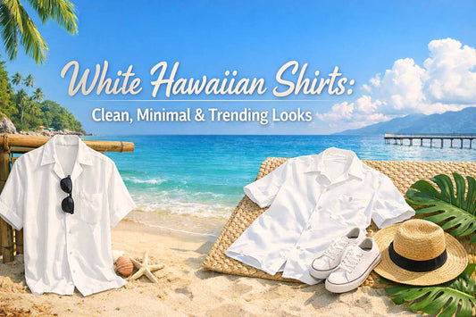 White Hawaiian Shirts: Clean, Minimal & Trending Looks