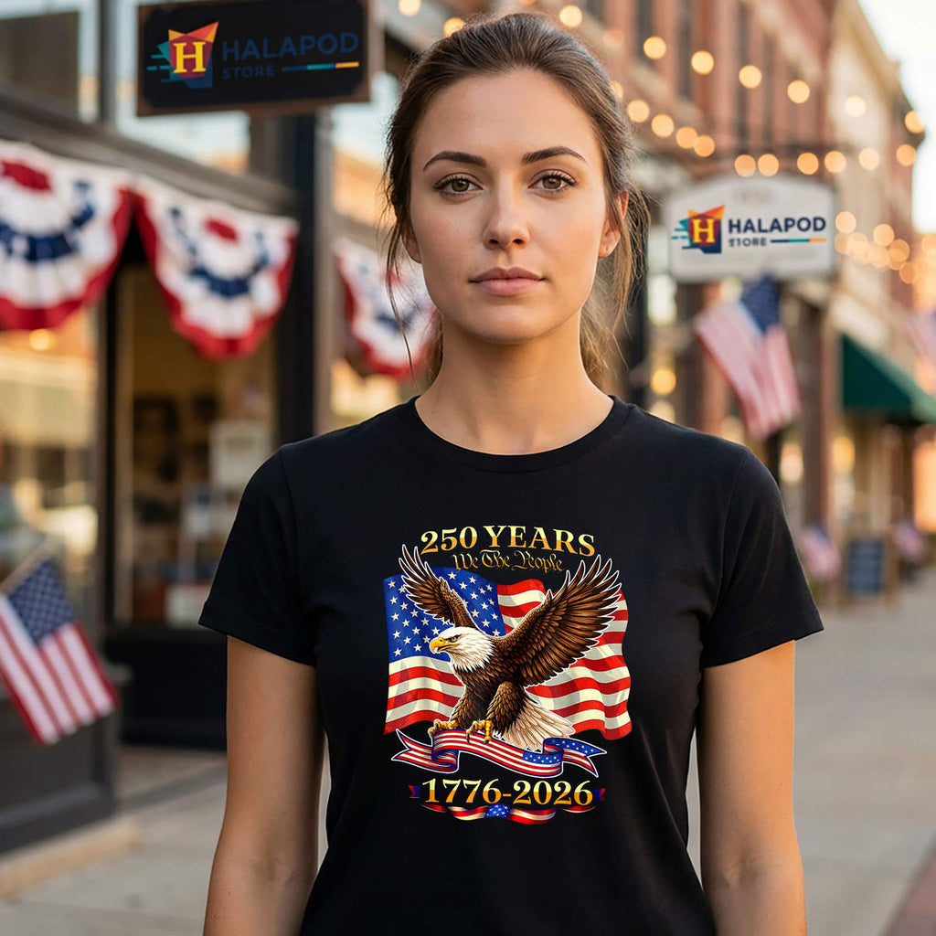 250 Years American Birthday Shirt USA 250th 1776 2026 4th Of July Celebration