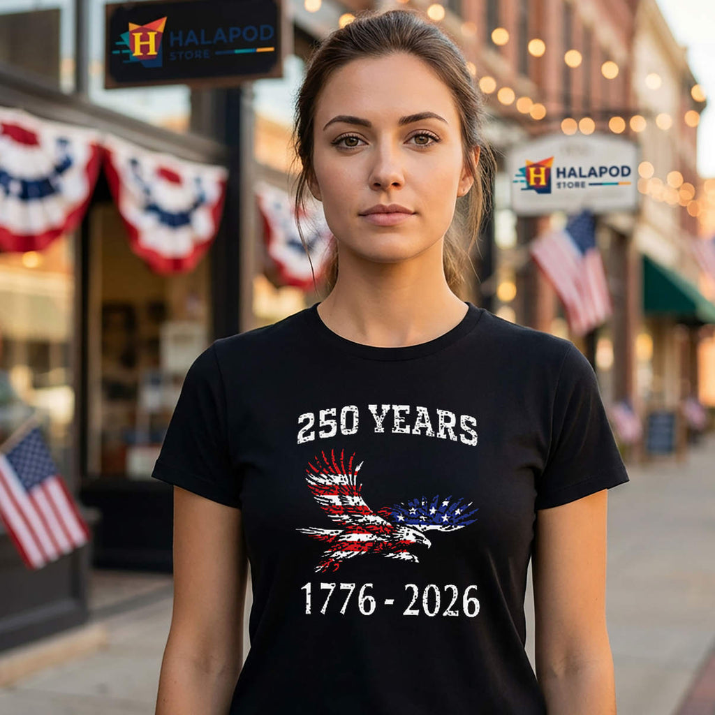 250 Years American USA Shirt 250th Anniversary 1776 2026 Patriotic Celebration