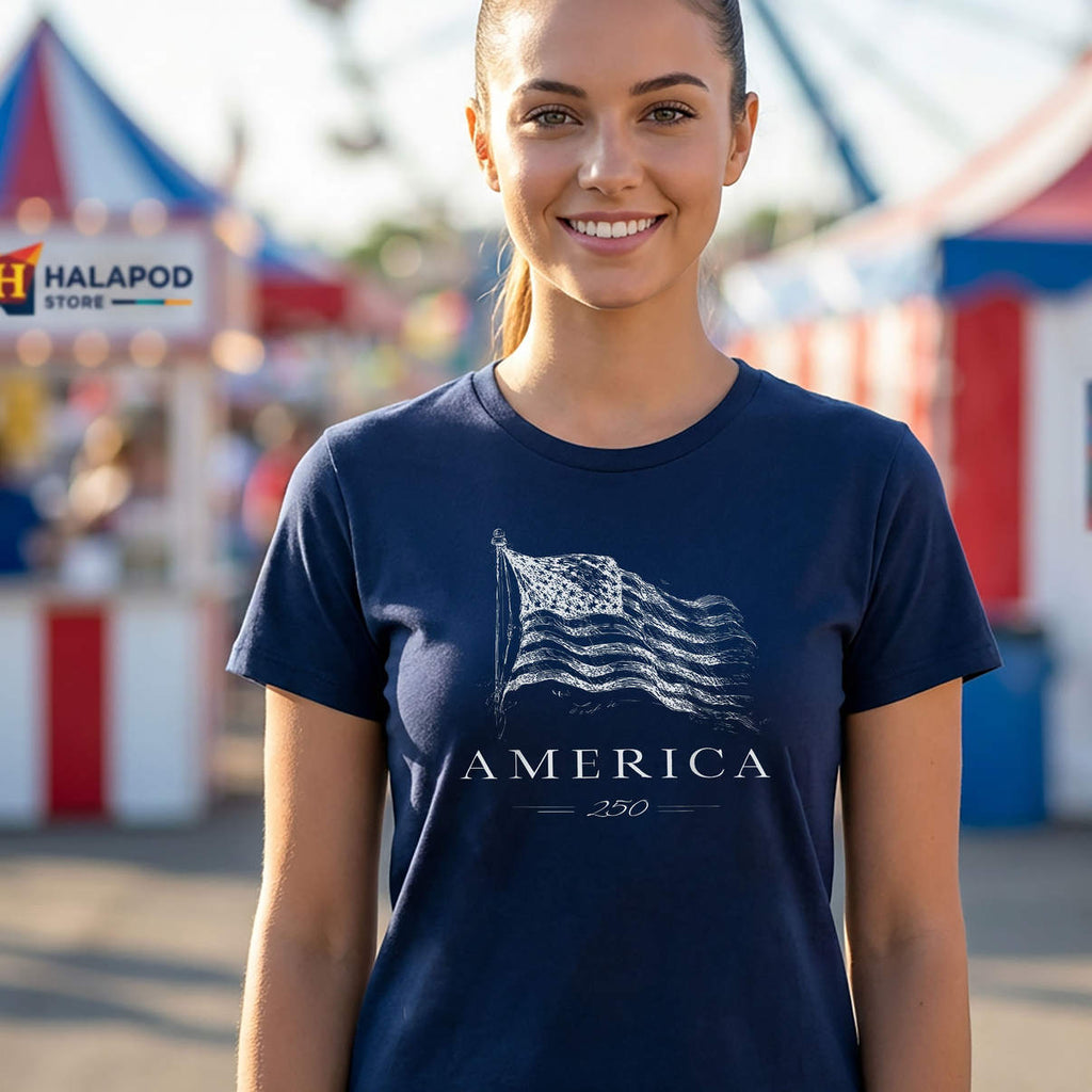 250th 4th Of July Anniversary Shirt 250 Years American 1776 2026 Graphic Art