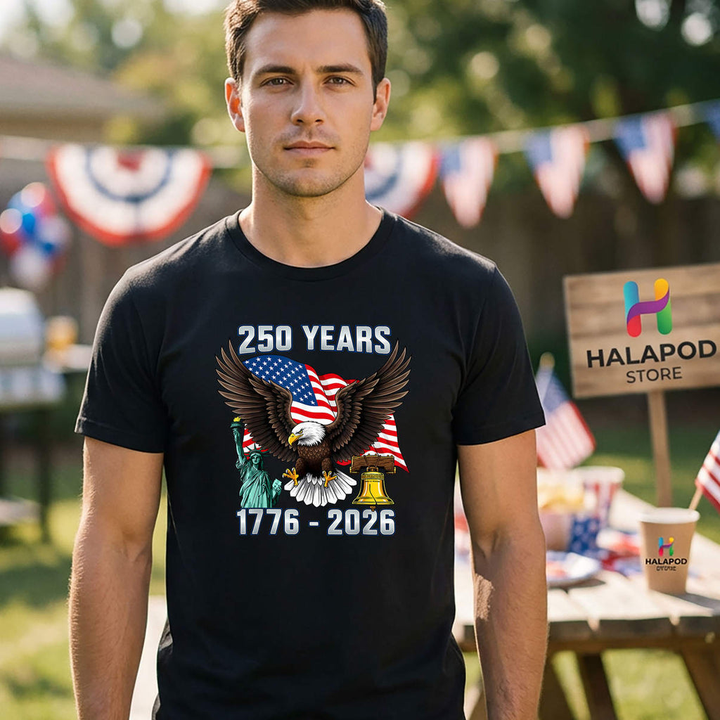 250th Anniversary 250 Year USA Shirt America Patriotic 4th Of July Graphic