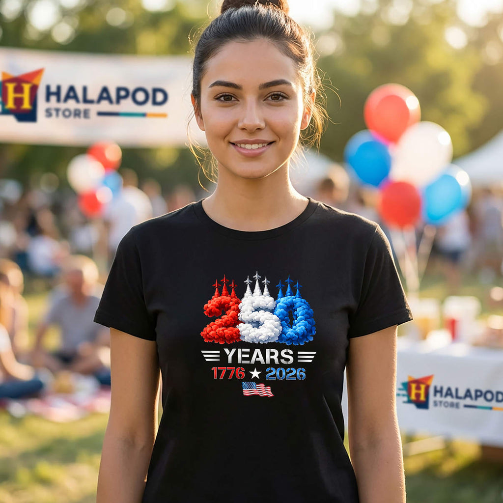 250th Anniversary 250 Years USA Shirt Patriotic American 4th July Graphic