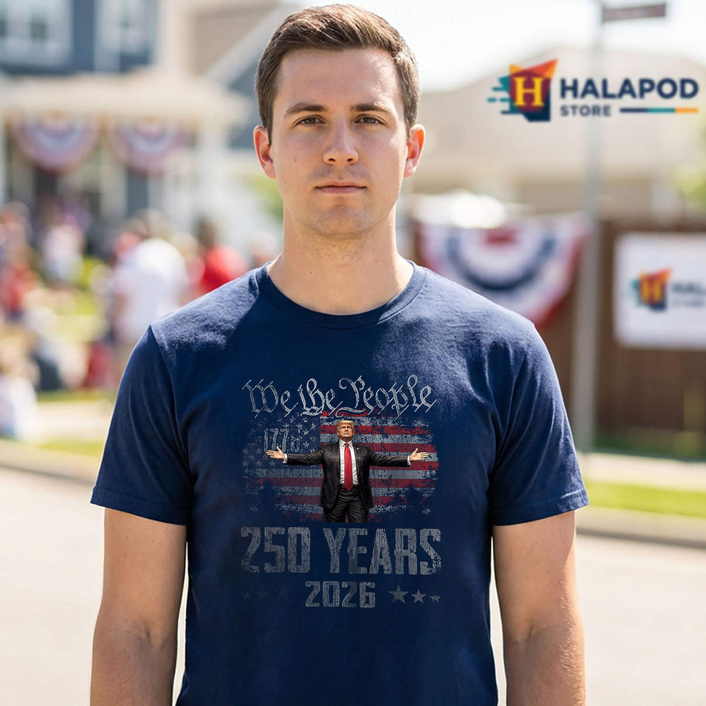 250th Anniversary Eagle Patriotic Shirt USA 250 Years 4th Of July Graphic