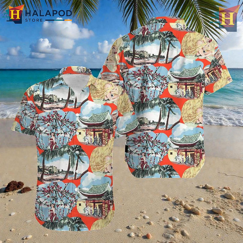 Ace Ventura Jim Carrey Retro Movie Art With Matching Hawaiian Shirt Iconic Fun