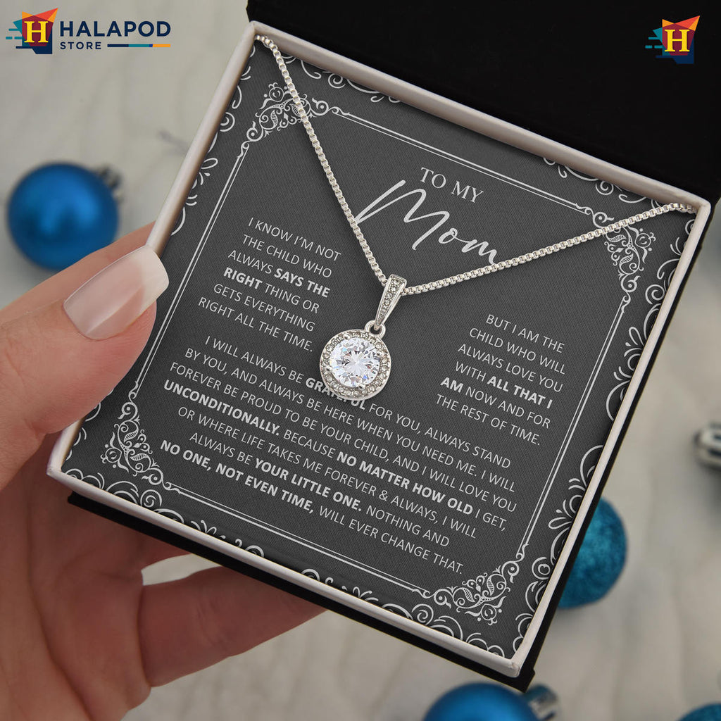 Always Your Little One Message Card Jewelry - Perfect Mothers Day Gift 2026 For Mom