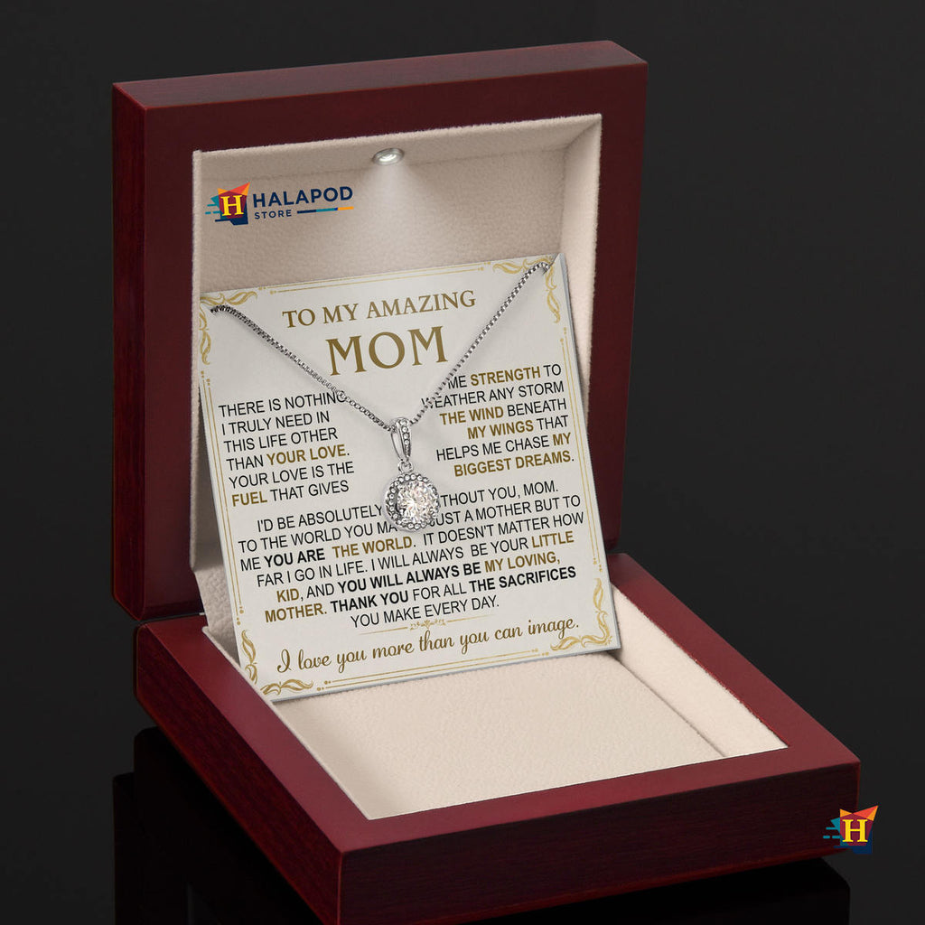 Amazing Mom Jewelry - Wind Beneath My Wings Pendant For Mothers Day 2026